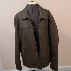 Tommy Hilfiger Men's Faux Leather Jacket XL
